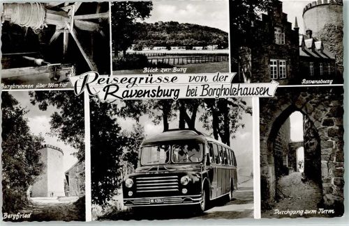 Borgholzhausen Burggasthaus Ravensburg Burgfried Omnibus