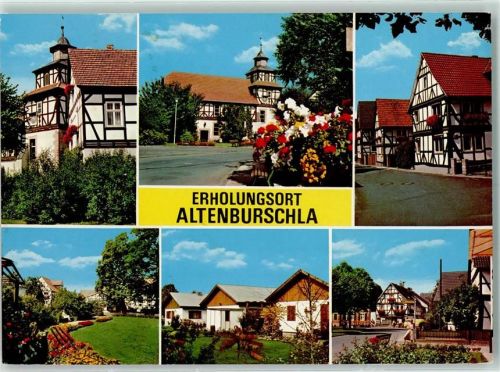Altenburschla Rückseite mit Abschürfungen bzw Kleberesten