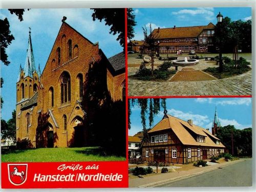 Hanstedt Rückseite mit Abschürfungen bzw Kleberesten