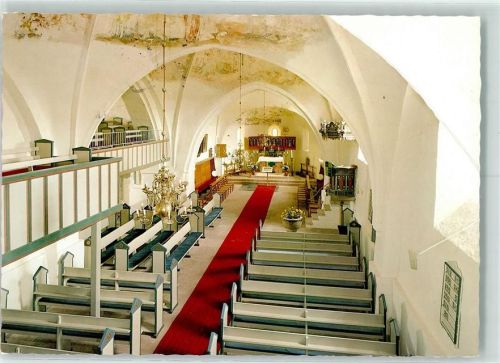 Süderende St. Laurentii-Kirche Rückseite mit Abschürfungen bzw Kleberesten