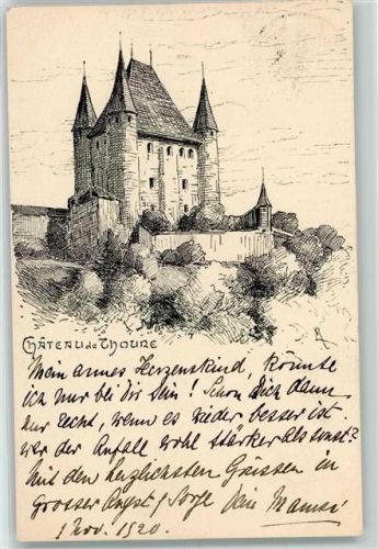 Nantes 1920 Chateau de Thouars ??