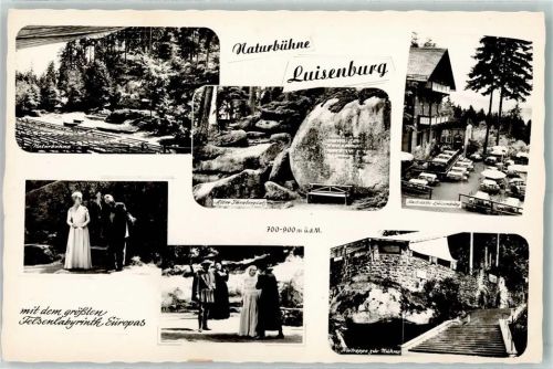 Luisenburg Naturbühne Alter Theaterplatz Gaststätte Schauspieler Freitreppe