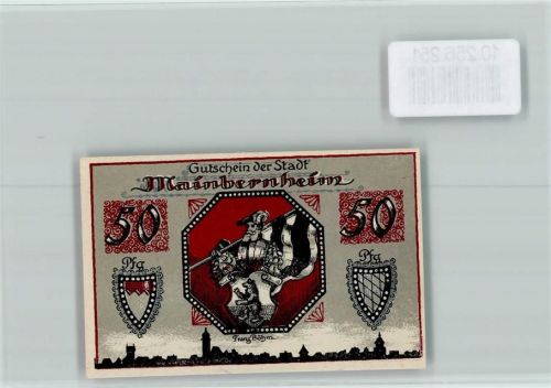 Mainbernheim Notgeld Franz Böhm Stadtwappen