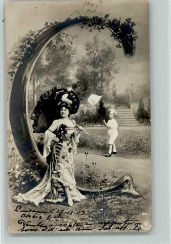 1903 Buchstabe C - Jugendstil - NPG Verlag Serie 195