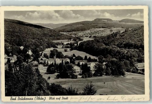 Bad Brückenau Blick auf Stadt