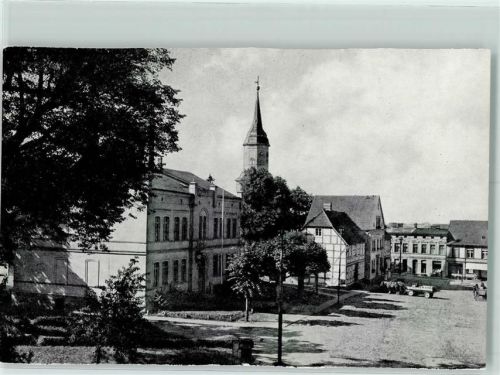 Wangerin 1963 Schule Kirche Rathaus Postkartenkalender Pommern im Bild