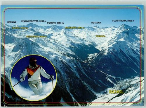 Ischgl Ski-Arena Skifahrer