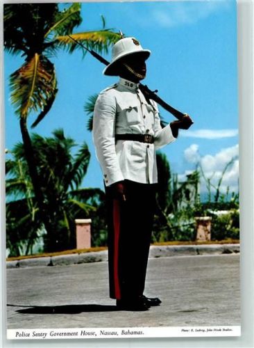 Nassau Police Sentry Gouvernment House