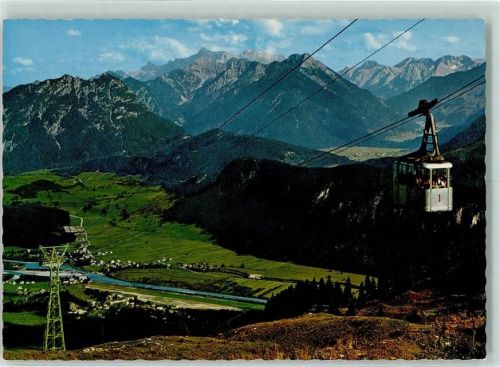 Reutte Reuttener Bergbahn mit Zugspitze und Mieminger Hochgebirge