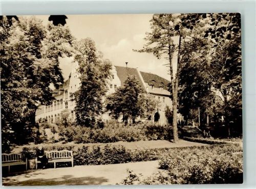 Bad Lauchstädt Rückseite mit Abschürfungen bzw Kleberesten Kurpark