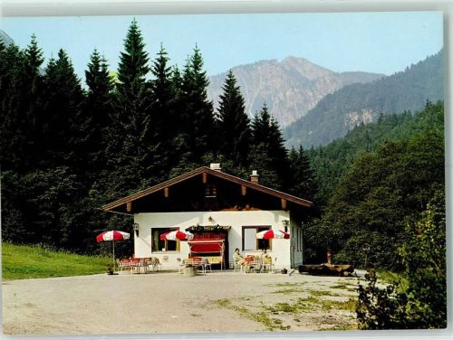 83355 W8221 Bergen , Oberbay - Kohlstatter Alm mit Hochgern Hüttenstempel Rückseite mit Abschürfungen bzw Kleberesten