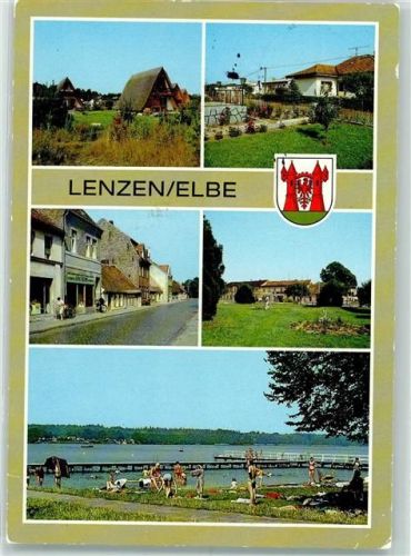 Lenzen Rückseite mit Abschürfungen bzw Kleberesten Finnhütten Schwimmbad