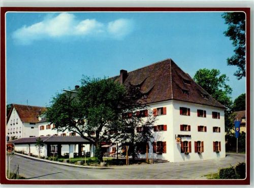 Irsee Irseer Klosterbräu-Stüble Rückseite mit Abschürfungen bzw Kleberesten