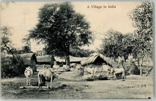 1911 A village in India AK
