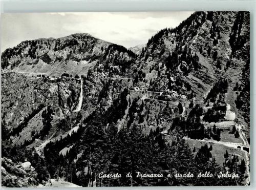 Pianazzo Cascata di Pianazzo e strada dello Spluga