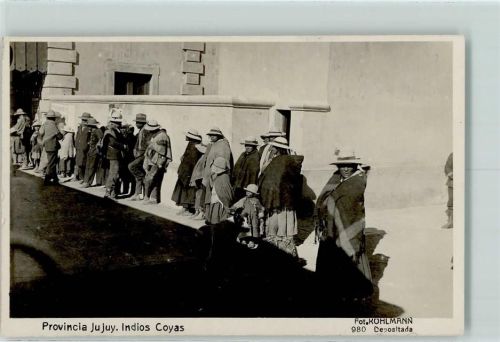 Provincia Jujuy Indios Coyas Volkstypen