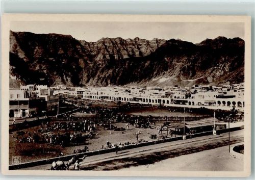 Aden 1919 Marktszene