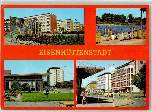 Eisenhüttenstadt Fröbelring Schwimmbad Leninallee Straße der Republik