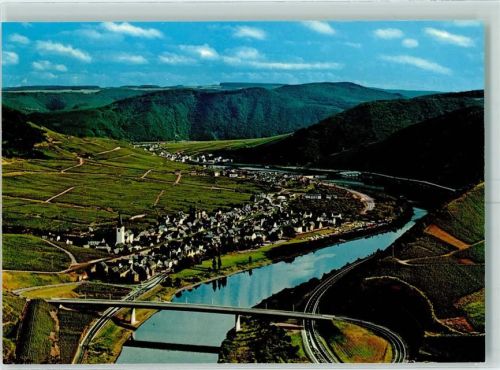 Bruttig Mosel Neue Brücke Schleuse Fliegeraufnahme