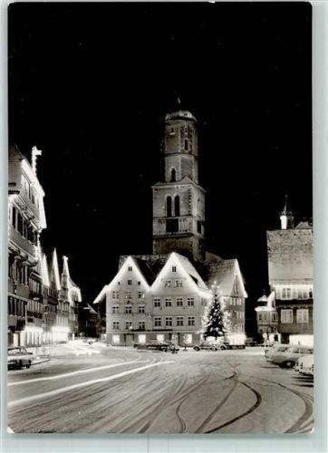 Biberach Marktplatz Winter