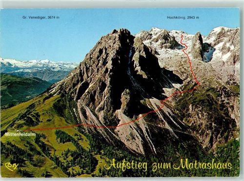 Matrashaus Hochkönig Mittenfeldalm Gr. Venediger