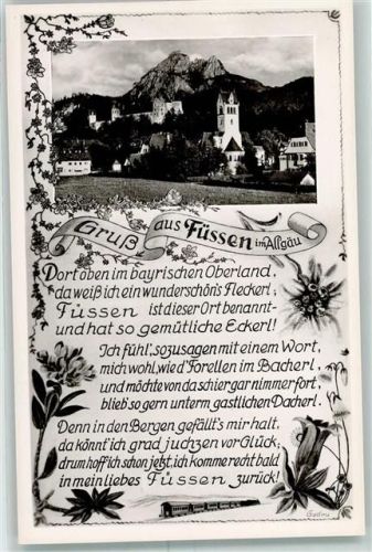 Füssen Gruß aus Füssen