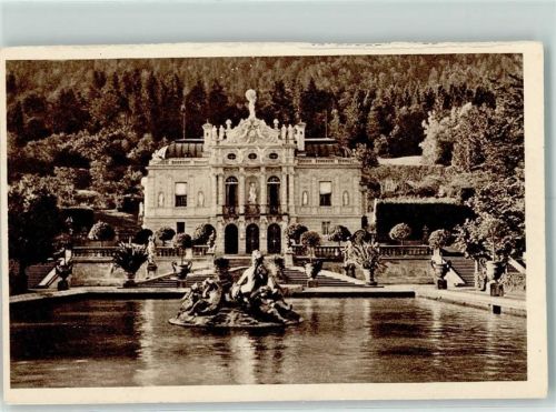 Bild 28 Schloß Linderhof AK