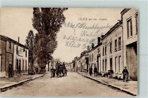 Isles-sur-Suippe 1917 Feldpost WK I