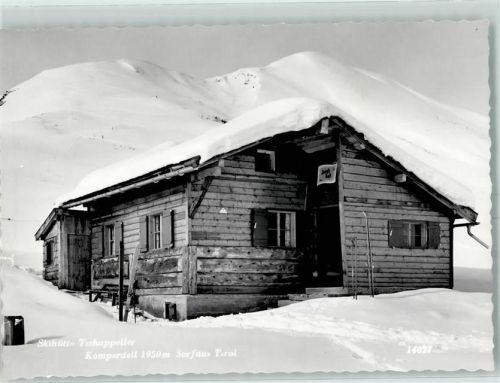 Serfaus Skihütte Tschappeller Komperdell Winter