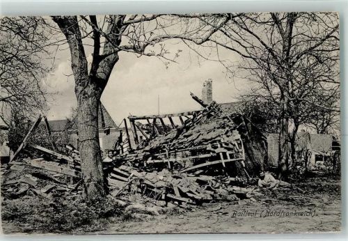 Bailleul zerstörte Gebäude WK I