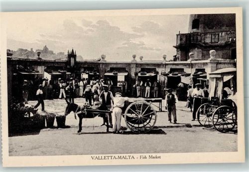 Valletta Marktszene