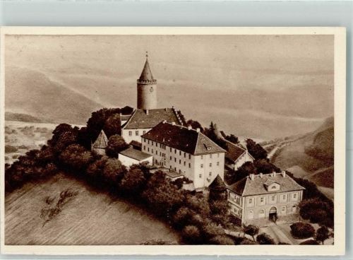 Kahla Fliegeraufnahme Leuchtenburg Das schöne Deutschland Bild 143 Reichswinterhilfe-Lotterie 1934/35