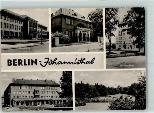 Johannisthal Mittelschule Sterndamm Gasthaus zum Stern Park