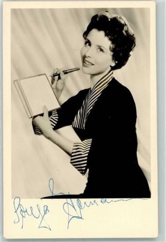 Sonja Ziemann Originalautogramm
