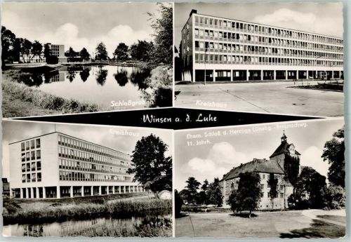 Winsen Schloßgraben Kreishaus Ehem. Schloß d. Herzöge Lüneburg- Braunschweig