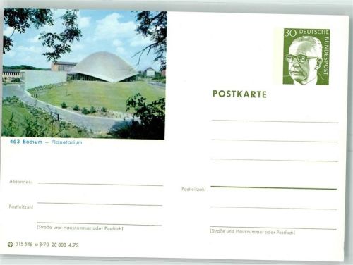 Bochum Planetarium Postkarte