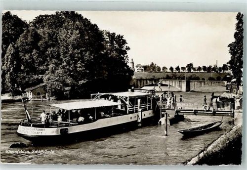 Rheinfelden Schifflände Personenboot