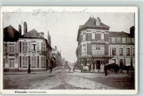 Peronne Cafe Moderne Feldpost WK I