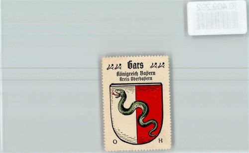 Gars Vignette Wappen Kaffee Hag ca 1920-1940
