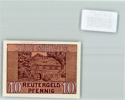 Mirow Notgeld