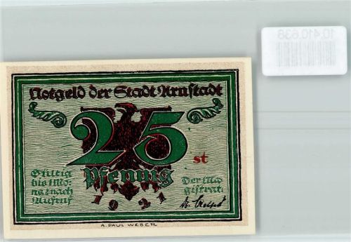Arnstadt Notgeld Rathaus