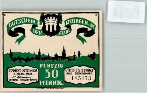 97318 W8710 Kitzingen - Notgeld