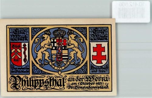 Philippsthal Notgeld Bergknappe