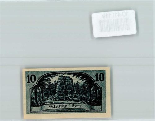Schierke Notgeld Goethe