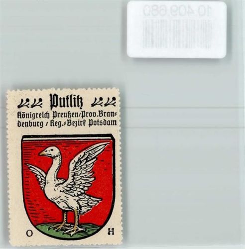 Putlitz Vignette Wappen Kaffee Hag ca 1920-1940