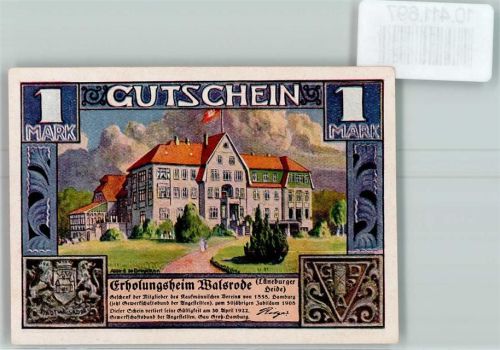 Walsrode Notgeld Erholungsheim