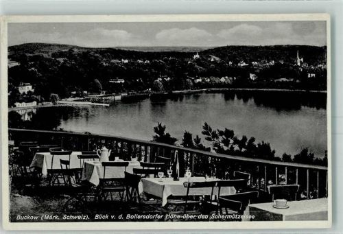 Buckow Schermützelsee Gasthaus-Terrasse