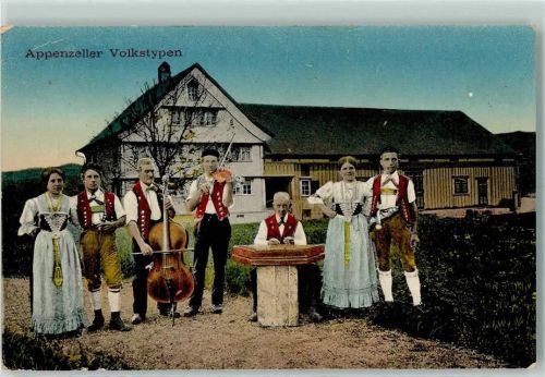 Appenzell 1912 Appenzeller Volkstypen