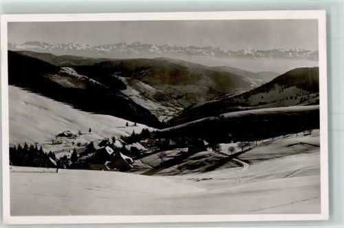 Todtnauberg Blick ins Wiesental Winter