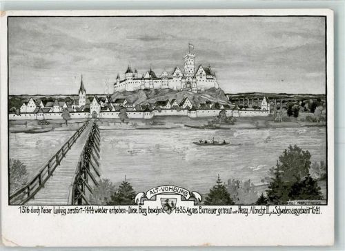 Vohburg Vohburg Donau gezeichnet Konrad Schneider